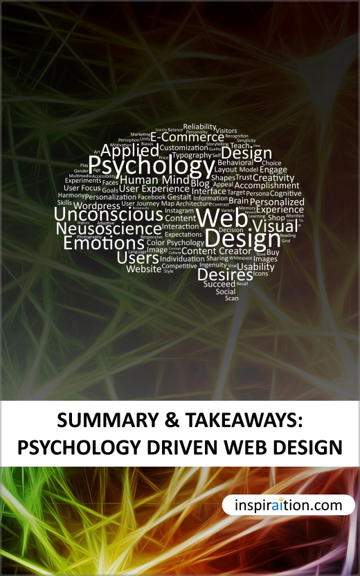 Cover of the e-book: Summary & Takeaways: Psychology Driven Web Design